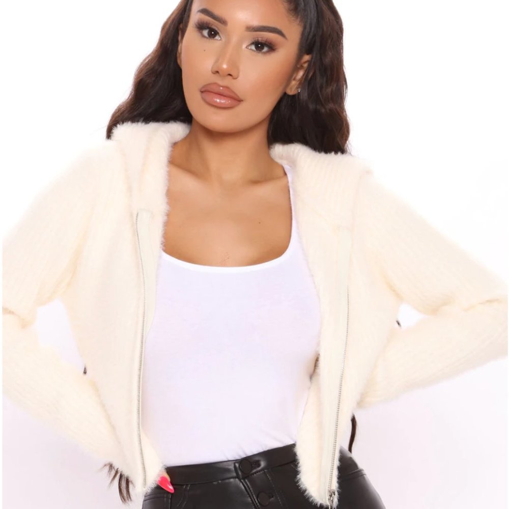Fashion Nova Luxe Good To Me Cardigan Sweater - Ivory